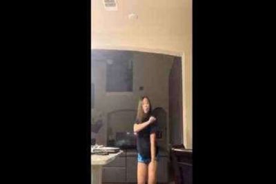 Girl was making a TikTok video, suddenly the ghost came and then...