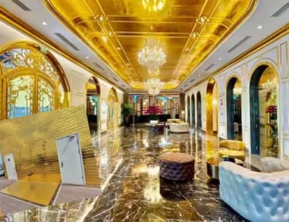 This is the world's most expensive hotel, with gold in the bathroom