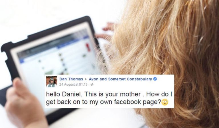 बेटे के फेसबुक पर माँ ने किया पोस्ट, लेकिन पुलिस ने दिया जवाब