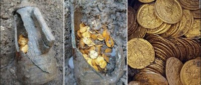 Couple was renovating house, got 264 coins older than 400 years