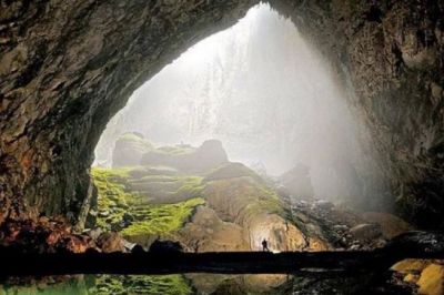 World's longest cave consists of  trees, plants, river and clouds