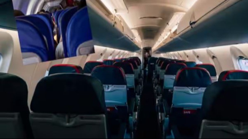 Why are flight seats blue?