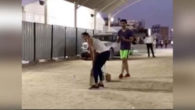'टाइगर ज़िंदा है' के सेट पर क्रिकेट खेलती नज़र आयी सलमान की Zoya, देखिये वीडियो
