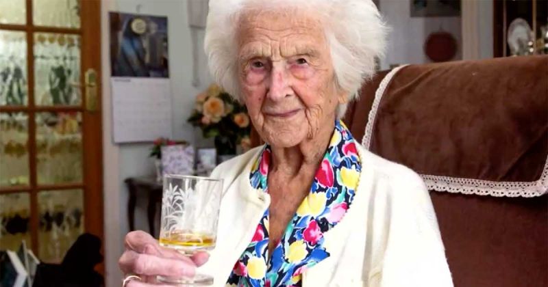 Whisky पीने से मिला इस महिला को 112 साल का जीवन