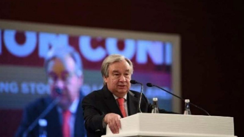 Antonio Guterres released a video for security of women during lockdown