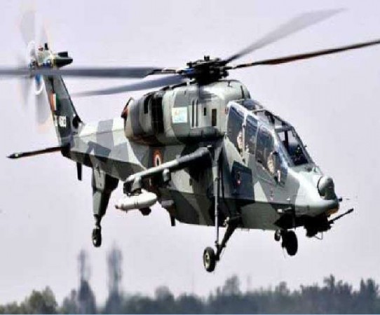Two light combat helicopters developed by HAL, capable of penetrating targets