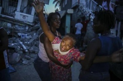 हैती में भूकंप की वजह से करीब 1300 लोगों की मौत, तूफ़ान और बारिश से बढ़ेंगी मुश्किलें