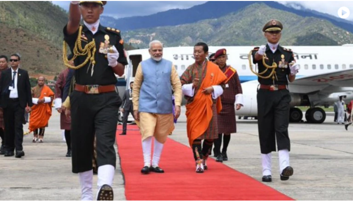 पीएम मोदी का भूटान दौरा समाप्त, भारत के लिए हुए रवाना
