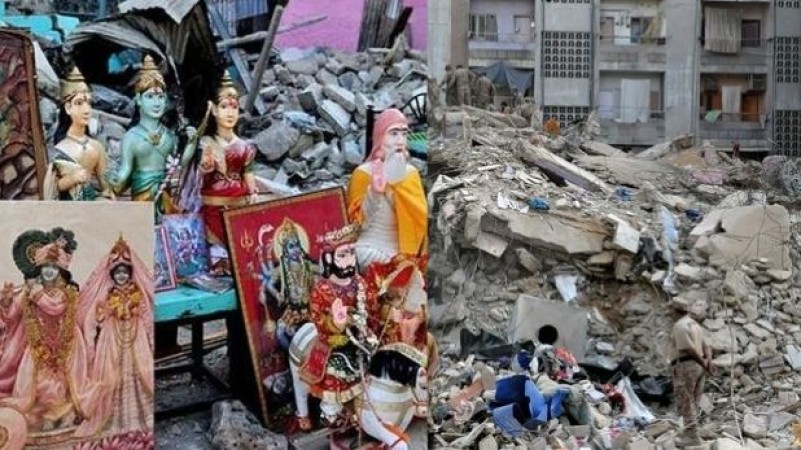 कराची में 80 साल पुराना हनुमान मंदिर जमींदोज़, हिन्दुओं के 20 मकान भी किए गए ध्वस्त