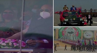 ‘गेस्ट ऑफ ऑनर’ के रूप में विजय दिवस परेड में शामिल हुए राष्ट्रपति कोविंद