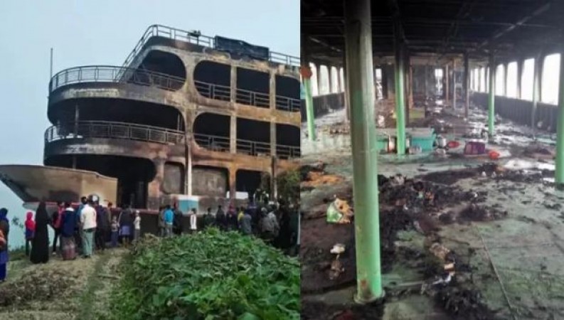Fire amidst river, 39 burnt to death, over 100 injured in hospitalized