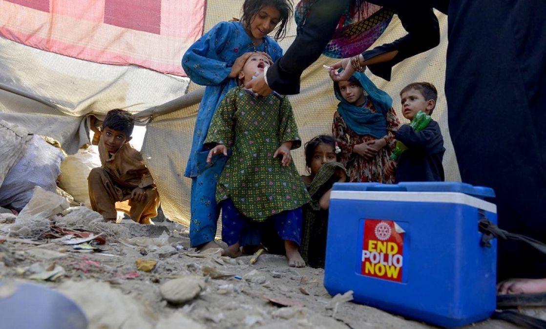 Pakistan suffers from polio, 119 cases were reported this year