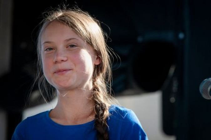 Environmental activist Greta Thunberg came in support of farmers