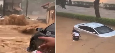 ब्राजील में भूस्खलन और बाढ़ ने मचाई तबाही, VIDEO में देखे दिल दहला देने वाला मंजर