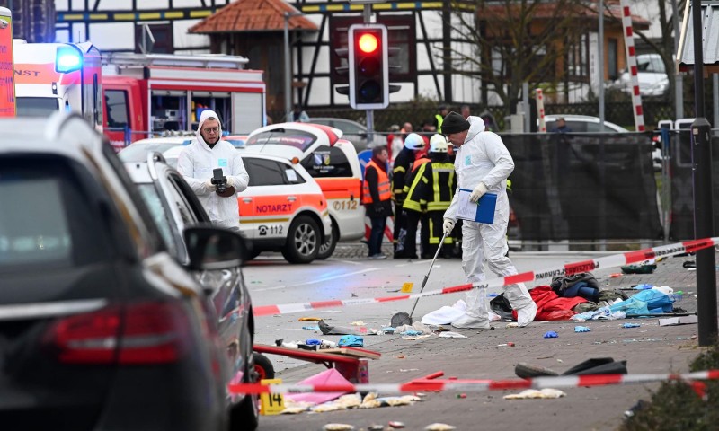 Car rammed into crowd in Germany, 30 people injured