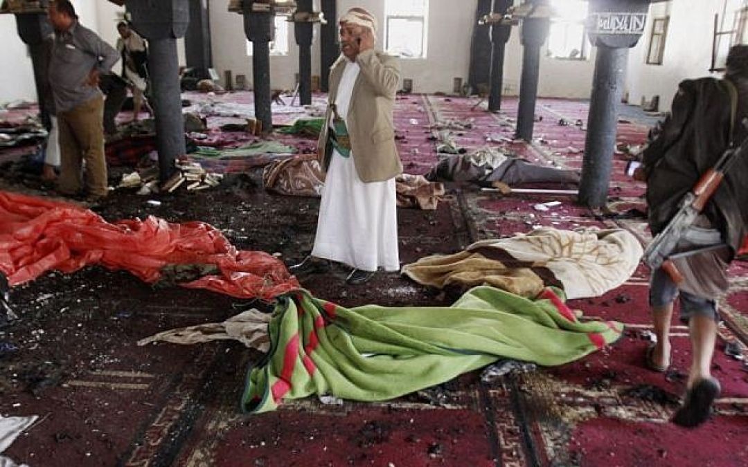 Walls of the mosque turned red with blood, corpses lying on the floor, this is the painful tale of 100 deaths