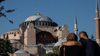 Turkey: Hagia Sophia Mosque opens for Friday prayers for Muslim and other religion people