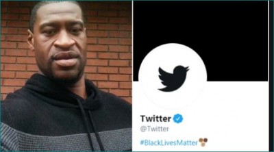 Twitter turns out black after George Floyd's death, #BlackLivesMatter written in bio