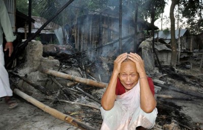Islamic fundamentalists attack in Hindu village, devastated 80 houses