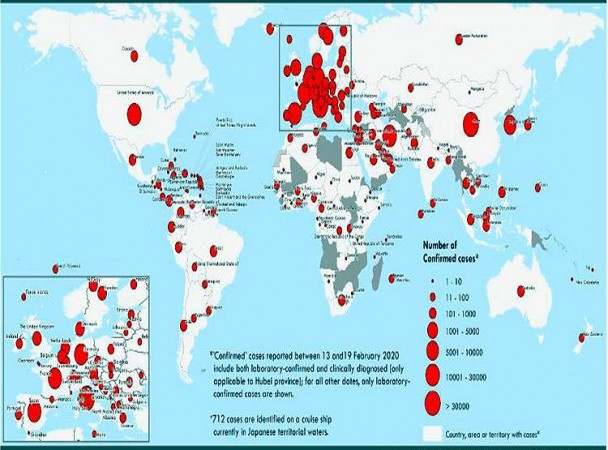 185 देशों में फ़ैल चुका है कोरोना का संक्रमण, अब कुछ ही मुल्क बाकी
