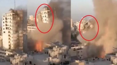 इजराइल ने तबाह किया फिलिस्तीन स्थित आतंकी संगठन हमास का ठिकाना, देखें Video