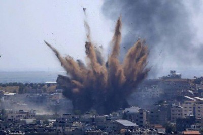 इजराइल के 54 फाइटर जेट्स ने हमास के ठिकानों पर बरसाए बम, 35 जगहों को बनाया निशाना