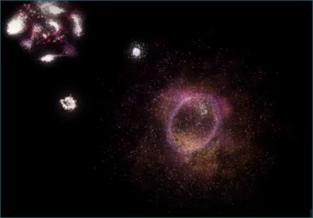 NASA's 'Hubble' telescope captures rare photograph of galaxy