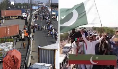 Imran Khan's freedom march turned violent, metro station burnt, army landed in Islamabad
