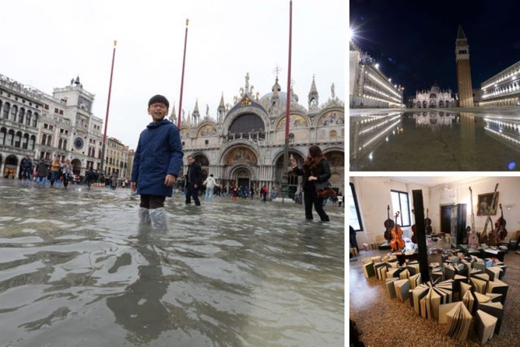 डूबने की कगार पर है इटली का ये खूबसूरत शहर, तीन हफ़्तों से लगातार जारी है बारिश