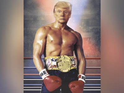 US President shares his photo as a Boxer