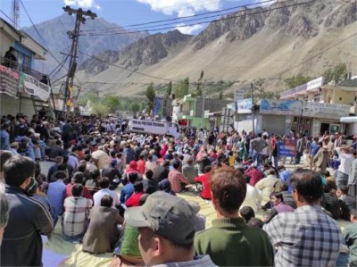 People took to the streets again in PoK for this demand