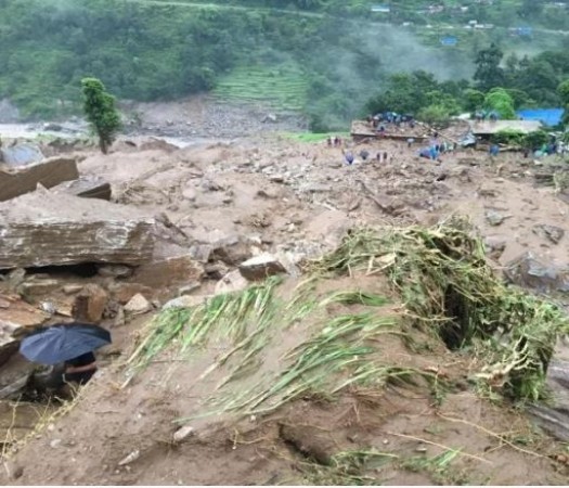 Landslide in Nepal after torrential rains, two killed