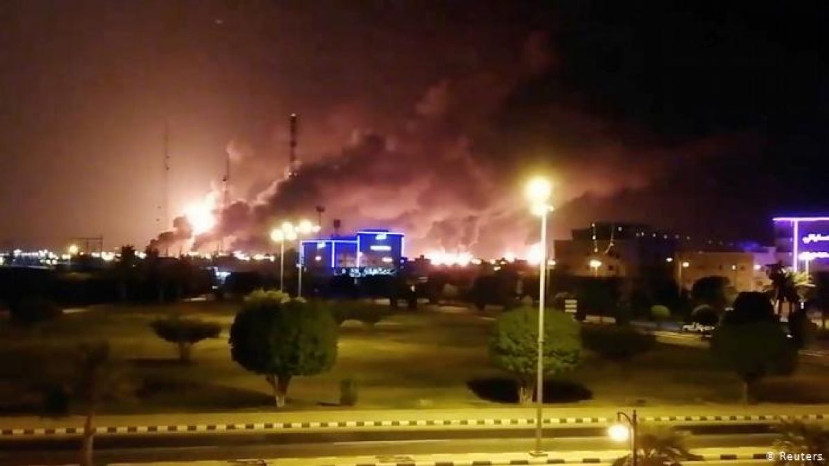 Drone Attacks On Saudi Arabia's Aramco Oil Plants Trigger Fires