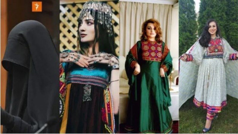 Afghan women not accepting 'Burqa-Hijab,' shared such photos in protest against Taliban