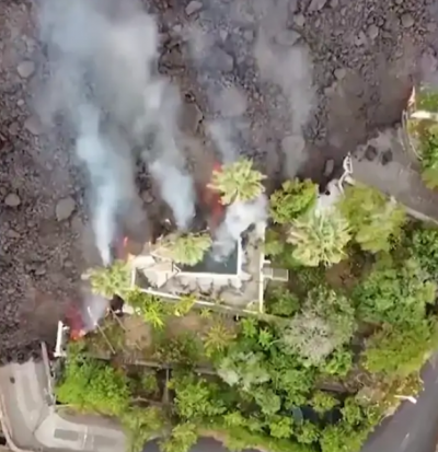Volcano erupts in Spain's La Palma destroying more than 100 houses