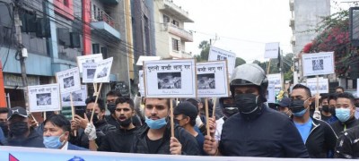 China occupied Nepal's land, people created uproar