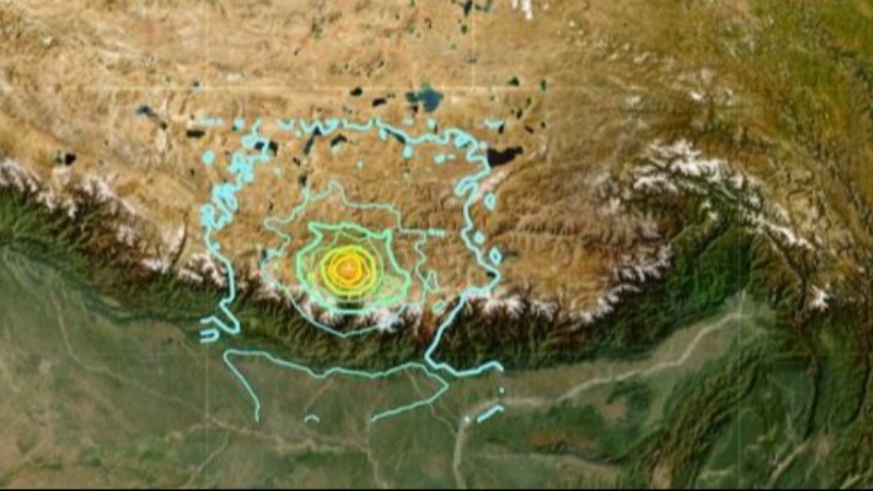 नेपाल के बाद भूकंप से कांप उठी चीन की धरती