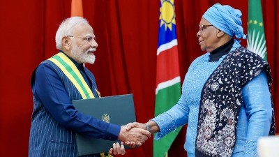 प्रधानमंत्री मोदी के नाम एक और सम्मान, मजबूत हुए भारत और नामीबिया के रिश्ते
