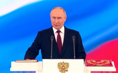 पुतिन ने 5वीं बार ली रूस के राष्ट्रपति पद की शपथ, बोले- हम और भी मजबूत बनेंगे