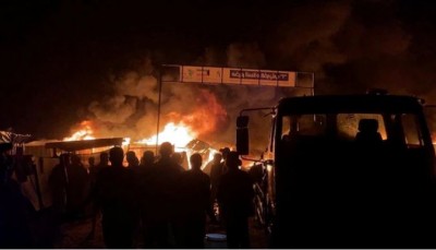 आधी रात में गाज़ा पर इजराइल की बमबारी, हमास के कमांडर सहित 35 की मौत