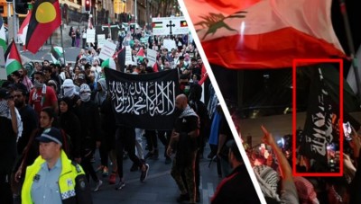 'यहूदियों को ख़त्म कर दो..', आतंकी हमास के समर्थन में सिडनी में प्रदर्शन, मुस्लिम भीड़ ने लहराए 'अल-क़ायदा' के झंडे