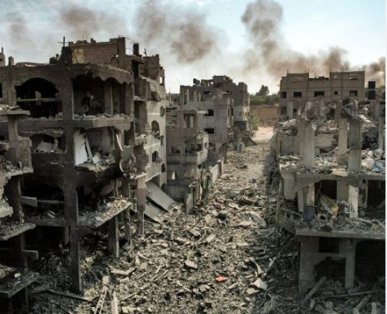 residential building destroyed in israelhamas war 30 people died