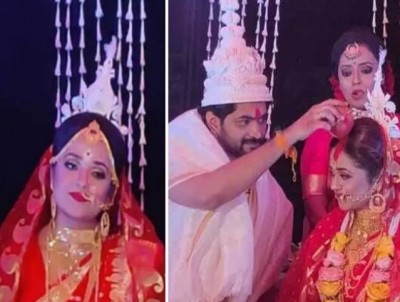 Mimi Dutta And Om Sahani Ties Knot In Traditional Ceremony, See Pics