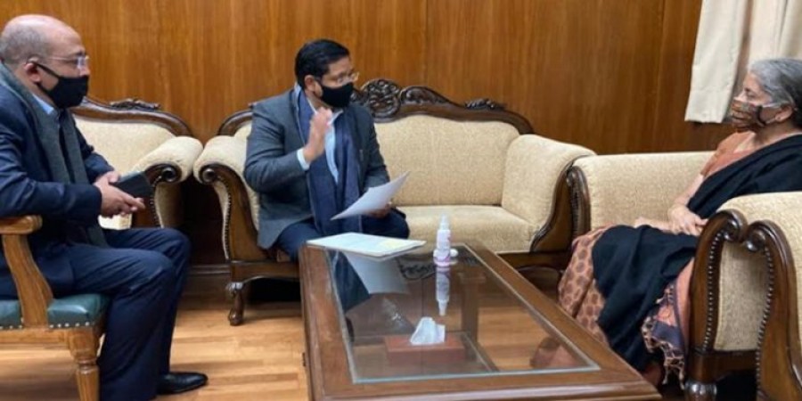 मेघालय के मुख्यमंत्री कॉनराड संगमा ने केंद्रीय वित्त मंत्री निर्मला सीतारमण से की मुलाकात