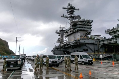 Ineffective social distancing led to COVID outbreak on US aircraft carrier
