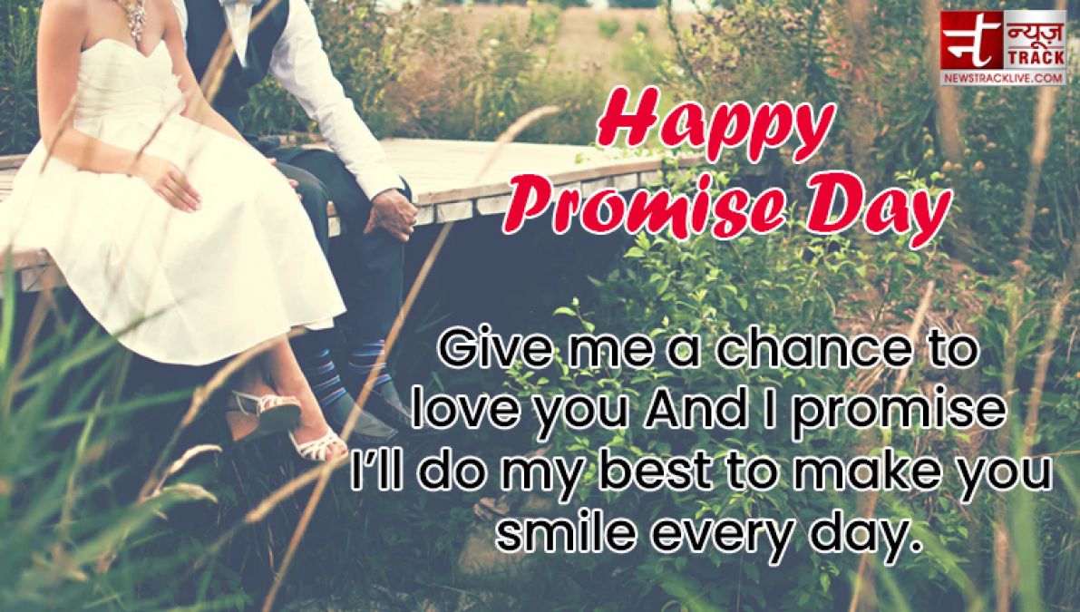 Happy Promise Day: I am not the best but i promise I will love you with all my heart