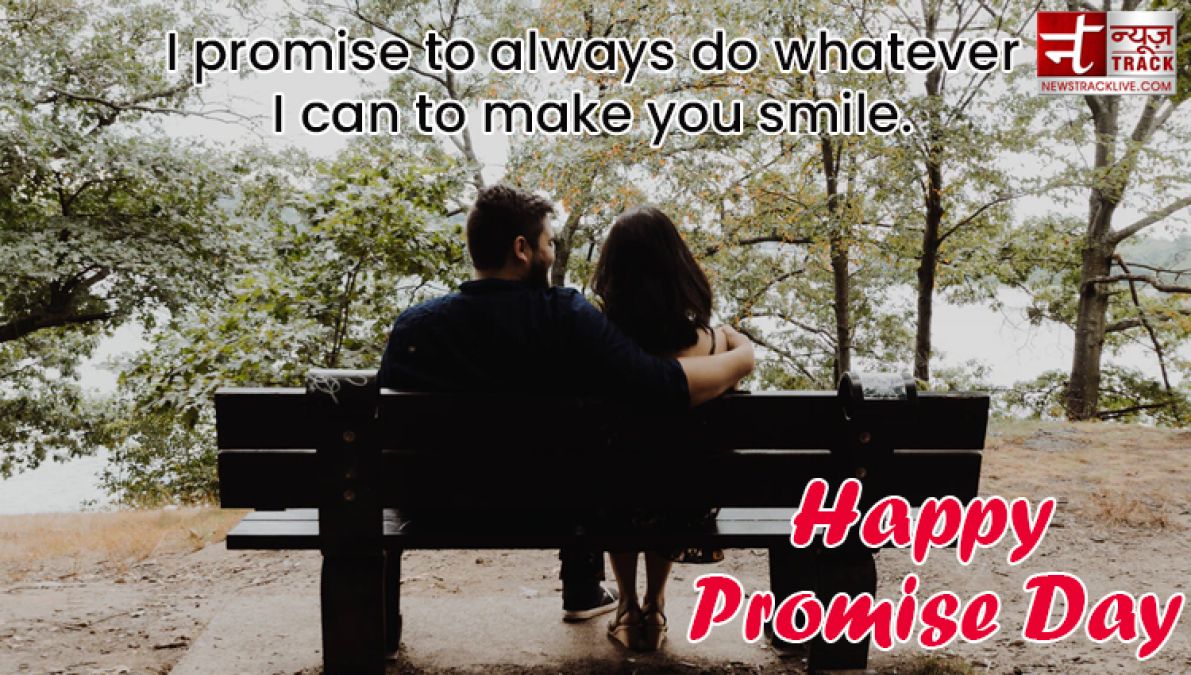 Happy Promise Day: I am not the best but i promise I will love you with all my heart