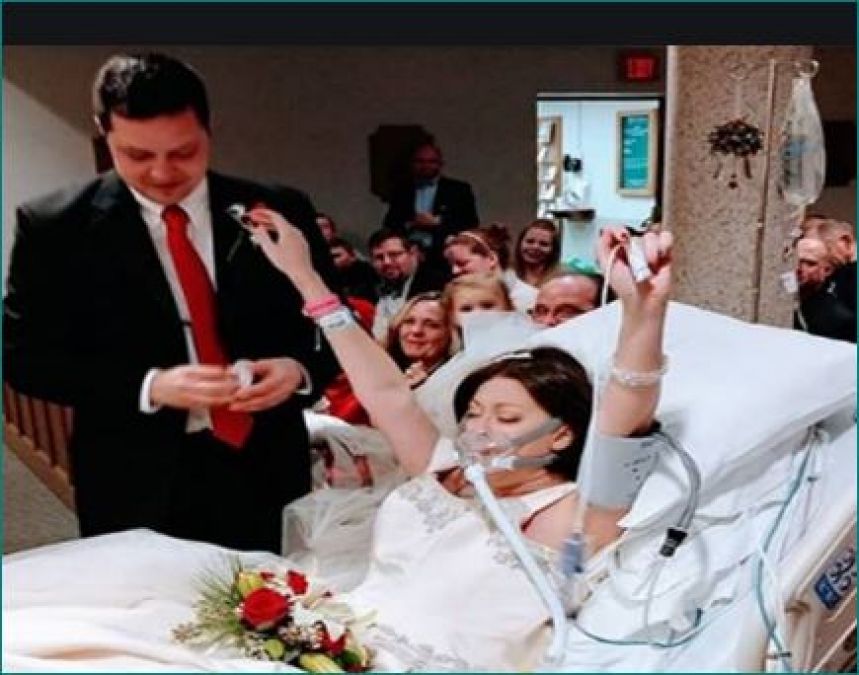 US woman with cancer gets married 18 hours before her death