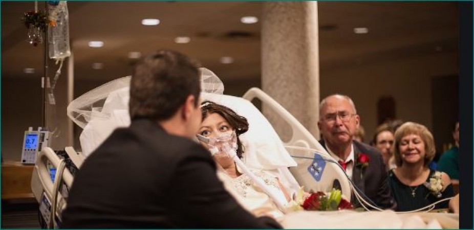 मौत के 8 घंटे पहले हॉस्पिटल में महिला ने रचाई शादी, रुला देगी कहानी